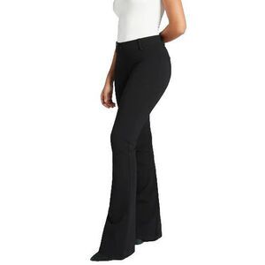 Betabrand Yoga Classic Dress Pants Size XL LONG Black Bootcut Stretch Tall